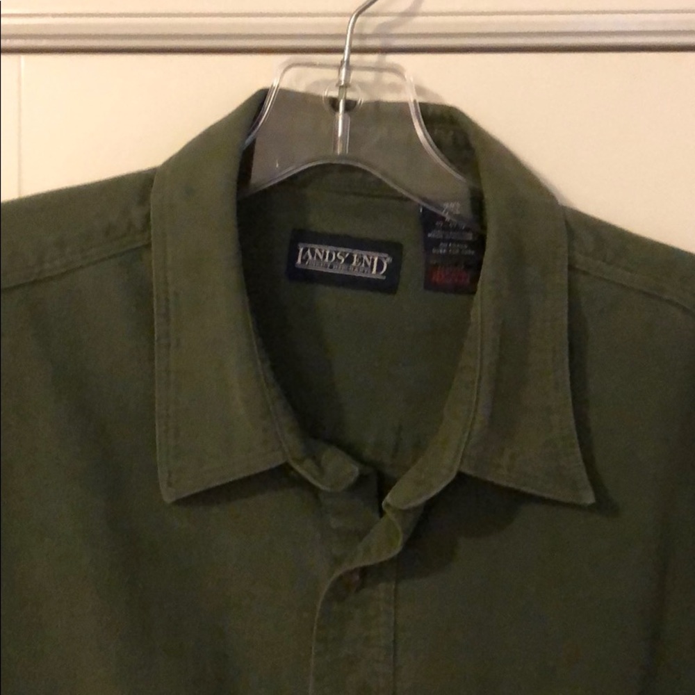 Lands End long sleeve flannel shirt.